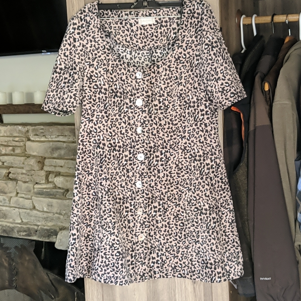 Velvet corduroy mini dress from altered state